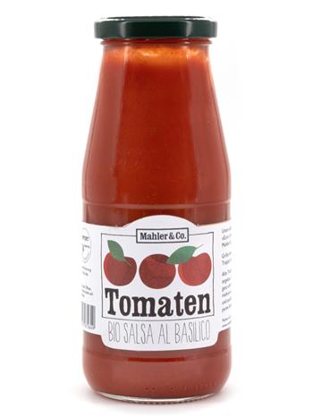 Tomaten Salsa Al Basilico, 410g