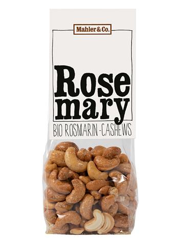 Cashews Rosmarin, geröstet und gesalzen, 140g