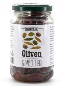 Gemischte Oliven ohne Stein, mariniert, 170g